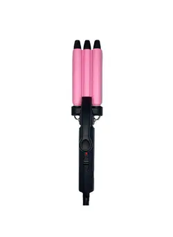 اتو مو فر کننده Three Tube Ripple Hair Curler Large Diameter Anti-Static Anti-Scald Electric Hair Curler 