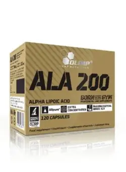 مکمل‌های ورزشی آمینو اسید ALA 200 ALPHA LIPOIC ACID 120 Caps