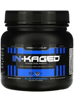 مکمل‌های ورزشی آمینو اسید In-Kaged, Premium Intra-Workout, Blue Raspberry