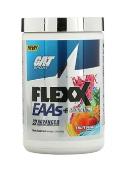 مکمل‌های ورزشی آمینو اسید Flexx EAAs + Hydration, Fruit Punch