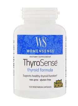 ویتامین و ساپلیمنت مکمل‌های مخصوص بانوان WomenSense ThyroSense Thyroid Formula - 120 Vegetarian Capsules