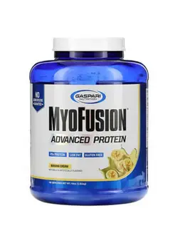 مکمل‌های ورزشی افزایش انرژی Gaspari Nutrition MyoFusion Advanced Protein Banana Cream 4 lbs (1.81 g)