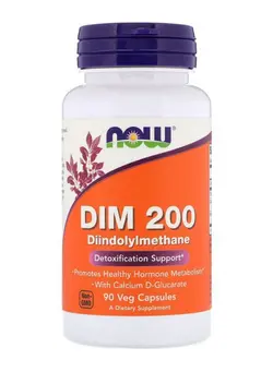 مکمل‌های تقویتی و تنظیمی پاکسازی و سم‌زدایی Detoxification DIM 200 - 90 Capsules