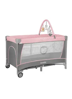 کالای خواب گهواره و حمل کودک Flower 2 In 1 Travel Bed Baby Playpen, Flamingo Pink 