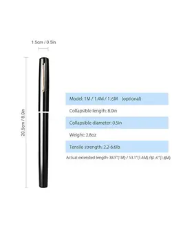 ماهیگیری چوب ماهیگیری Collapsible Fishing Rod Reel Combo Mini Pen Fishing Pole Kit Telescopic Fishing Rod Spinning Reel Combo Kit 