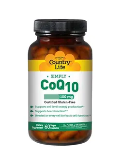 ویتامین و ساپلیمنت مکمل‌های گوارشی CoQ10 100 mg Vegan Capsules 60's