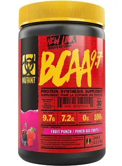 مکمل‌های ورزشی آمینو اسید Mutant BCAA 9.7 Fruit Punch 30 Servings 348g