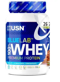مکمل‌های ورزشی پروتئین Blue Lab Whey Premium Protein Chocolate 908g
