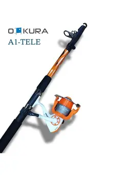 ماهیگیری چوب ماهیگیری OAKURA Fishing Rod A1-Tele with OAKURA A5000 REEL 