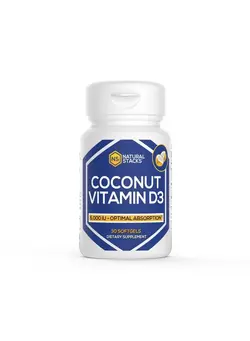 ویتامین و ساپلیمنت مکمل‌های گوارشی Vitamin D3 5000 Iu 30 Softgels. Vitamin D Pills For Immunity & Cell Growth Coconut Oil Pills & Immune Support Vitamins Vitamins Supplements For Rapid Absorption