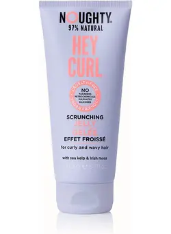 لوازم و مواد فرم‌دهی مو کرم و ژل Noughty Hey Curl, Wave Hello Scrunching Jelly, 97% Natural Sulphate Free Vegan Haircare, Hydrating Frizz Control Formula (200ml) 