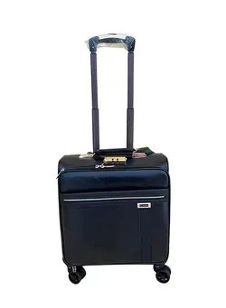 چمدان و ساک مسافرتی چمدان تک Pilot Cabin PU Leather Business Luggage With Wheel Trolley For Travel 