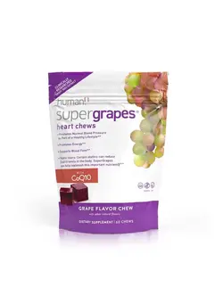 ویتامین و ساپلیمنت مکمل‌های گوارشی Supergrapes Chews Supplement With 100Mg Coq10 From The Makers Of Superbeets Grape Flavor Chew 60 Count