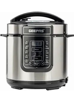 پلوپز، زودپز و آرام‌پز پلوپز Digital Multi Cooker With 14 Multi Cooking Program Including LED Display Detachable Non Stick Inner Pot 3.0 L 700.0 W GMC35039UK Silver 