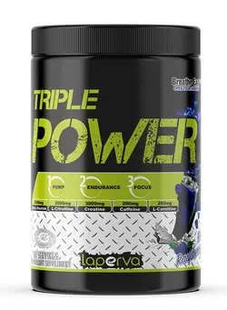 مکمل‌های ورزشی قبل از تمرین Laperva Triple Power Pre-Workout, Blue Raspberry, 60 Servings -600gm