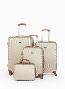 چمدان و ساک مسافرتی ست چمدان 4 Piece Trolley Travel Luggage Set With TSA Lock 