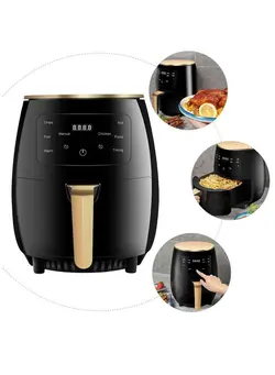 سرخ‌کن سرخ‌کن بدون روغن Air Fryer Intellect Screen Contact Control Air Fryer Multi functional Oil-Free Healthy Air Fryer Intelligent Timing Temperature Resistant Air Fryer Electric 
