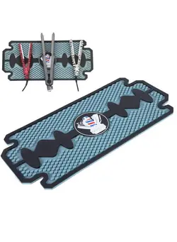 اتو مو صاف کننده Silicone Heat Resistant Mat Silicone Anti Slip Protection Pad Hairdresser Tools Cushion Flat Iron Holder For Hair Straightener Curling Iron Tools Hair Care Hot Styling Tool Barber Shop Use(1) 