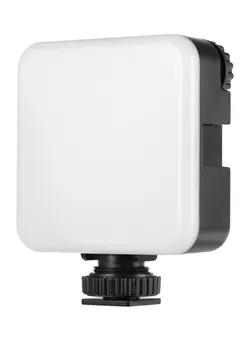 نورپردازی و استودیو سایر Andoer KM-72B Mini RGB LED On-Camera Fill-in Video Light With Cold Shoe Black/White 