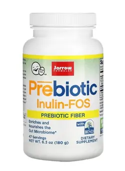 ویتامین و ساپلیمنت مکمل‌های گوارشی Prebiotic InulinFOS Powder 6.3 oz 180 g