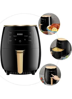 سرخ‌کن سرخ‌کن بدون روغن Crazy Deals Multifunction Digital 6liter air fryer XL AerOfry, Black 