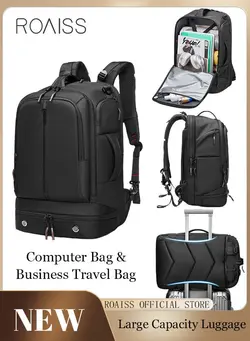 چمدان و ساک مسافرتی چمدان تک Large Travel Backpack Carry On Backpack Expandable Airline Airplane Approved Weekender Backpack Hiking Backpack Laptop Backpack with USB Charging Port Waterproof Backpack 