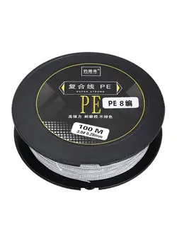 ماهیگیری نخ ماهیگیری 8 Strand Braided Strong Abrasion PE Fishing Line 100meter 