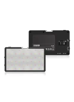 نورپردازی و استودیو سایر COLBOR PL8B Pocket LED Video Light 2700K-6500K Photography Fill Light Panel Dimmable 27 Scene Lighting Effects Built-in Battery with Cold Shoe Mount Magetic Backside APP Control 