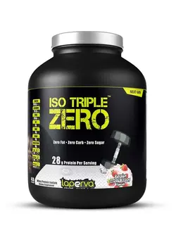 مکمل‌های ورزشی پروتئین Iso Triple Zero Whey Protein Isolate Belgian Strawberry Flavor 4Lb
