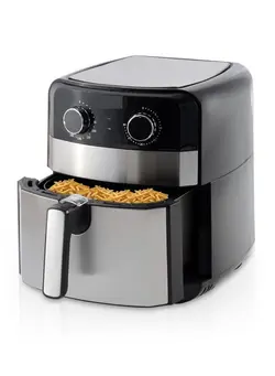 سرخ‌کن سرخ‌کن بدون روغن Multi Functional Air Fryer Fry Bake and Grill Variable Temperature Control 5.2L 1700W Black 
