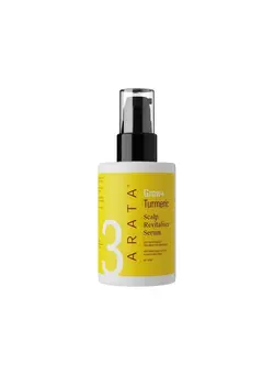 مراقبت پوست سر سرم و روغن Grow Turmeric Scalp Revitalizer Serum (100 Ml) ; Hair Growth Serum Powered By Capilia Longa All Natural Active Ingredient 