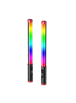 نورپردازی و استودیو سایر 2 pack Jmary FM 128 RGB RGB Led Light Waterproof Lighting Bar With OLED Display Indicator 