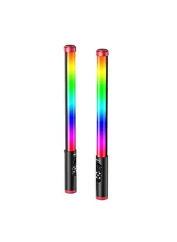 نورپردازی و استودیو سایر Jmary FM 128 RGB RGB Led Light Waterproof Lighting Bar With OLED Display Indicator 