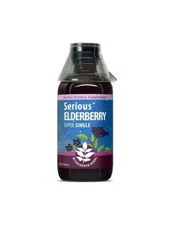 ویتامین و ساپلیمنت دمنوش و مکمل‌های گیاهی Herbs Serious Elderberry Tincture Immune Support Supplement For Adults Black Elderberry Sambucus Elderberry Supplement Immune Booster & Immune Defense Pure Elderberry Extract (4Oz)