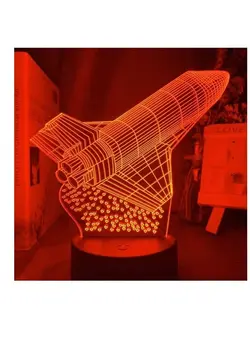 کالای خواب چراغ خواب 3D Illusion Lamp Led Night Light Apollo Project Space for Kids Room Decoration Unique Gift for Kid Study Room Table Lamp Children s Sleep Lamp 