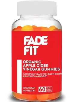 ویتامین و ساپلیمنت مکمل‌های گوارشی Fade Fit Organic Apple Cider Vinegar Gummies 60's