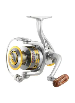 ماهیگیری چرخ و قرقره 12 BB Spinning Fishing Reel For River Lake Sea 14 x 13 x 8.5centimeter 