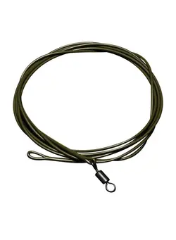 ماهیگیری نخ ماهیگیری Fishing Leader Line With Swivel Quick Tackle Ring 1meter 
