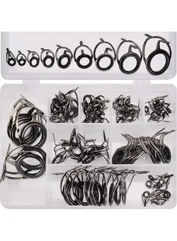 ماهیگیری تجهیزات ماهیگیری 85-Piece Surf Casting Fishing Rod Guide Rings Set 19 x 19cm 