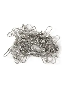 25-Piece Fishing Rolling Swivel Connector With Terminal Tackle 