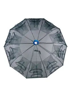 ماهیگیری تجهیزات ماهیگیری Foldable Catch Fish Cage Net Umbellate 