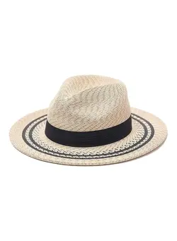 ماهیگیری تجهیزات ماهیگیری Sun Straw Fedora Beach Hat 