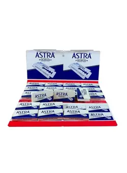 مردانه تیغ و ماشین اصلاح بدن Astra Superior Stainless Double Edge Razor Blades (100 Blades) 
