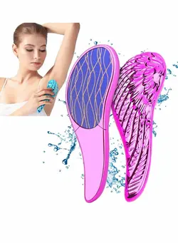 زنانه اپیلاتور New Bleame Crystal Hair Eraser, Magic Wing Removal, Exfoliation Painless Removal Tool for Men & Women,Soft Silky Skin Full Body 