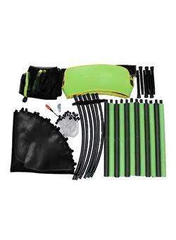 بازی‌های فضای باز و تجهیزات پارک ترامپولین 5.5 Feet Children's Trampoline Bounce Bed Protection Anti-injury Nylon 140x140x160cm 