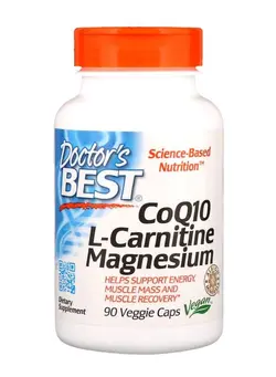 مکمل‌های ورزشی ارموژنیک Coq10 L-Carnitine Magnesium - 90 Veggie Caps