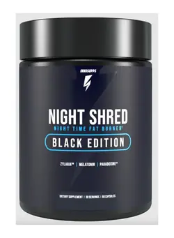 ویتامین و ساپلیمنت مکمل‌های گوارشی Inno Supps Night Shred Cutting-Edge Sleep Aid and Fat Burner Black Edition 90 capsules