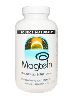 ویتامین و ساپلیمنت مکمل‌های گوارشی Magtein Magnesium L-Threonate For Brain Support - 180 Capsules