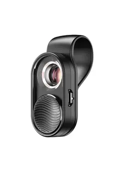 دوربین فیلم‌برداری و عکاسی سایر APEXEL APL-MS001 Mini Portable Smartphone Microscope 100X Magnification Built-in LED Light with Universal Clip for Plant Exploration Textile Jewelry Circuit Board Inspection 