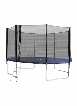 بازی‌های فضای باز و تجهیزات پارک ترامپولین Trampoline With Safety Net 16feet 